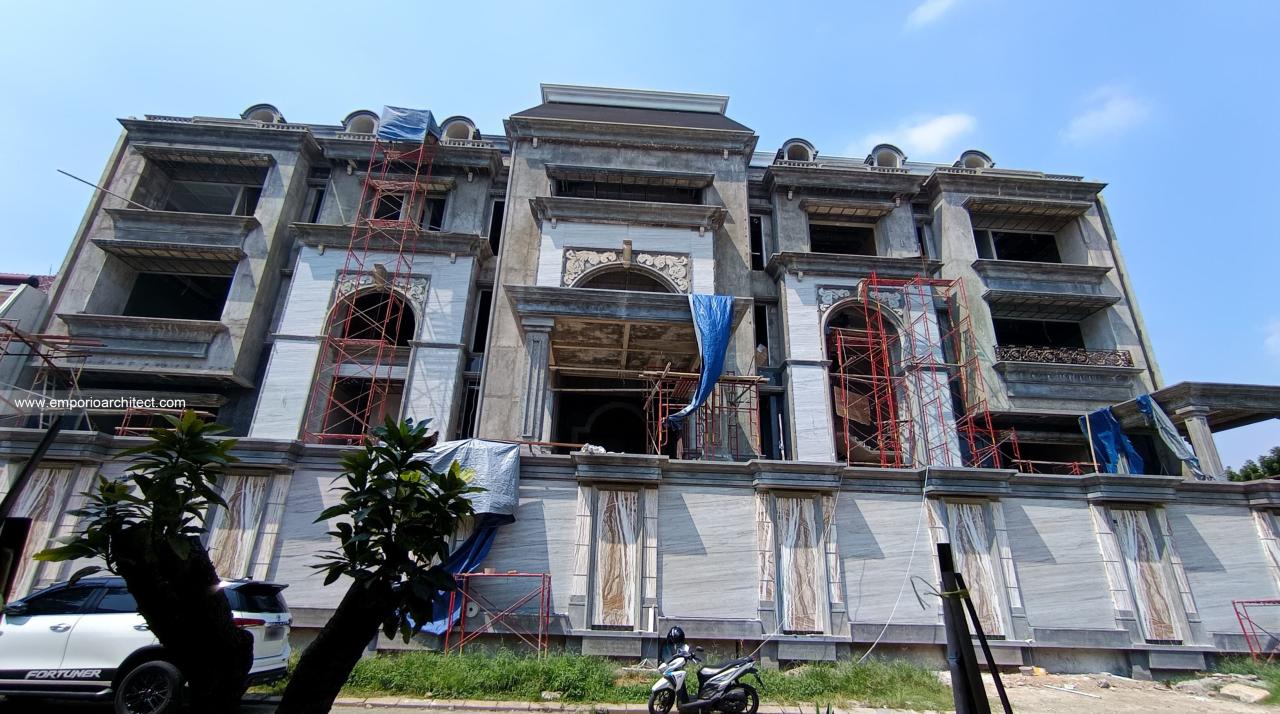 Progress Pembangunan Rumah Klasik di PIK, Jakarta Utara