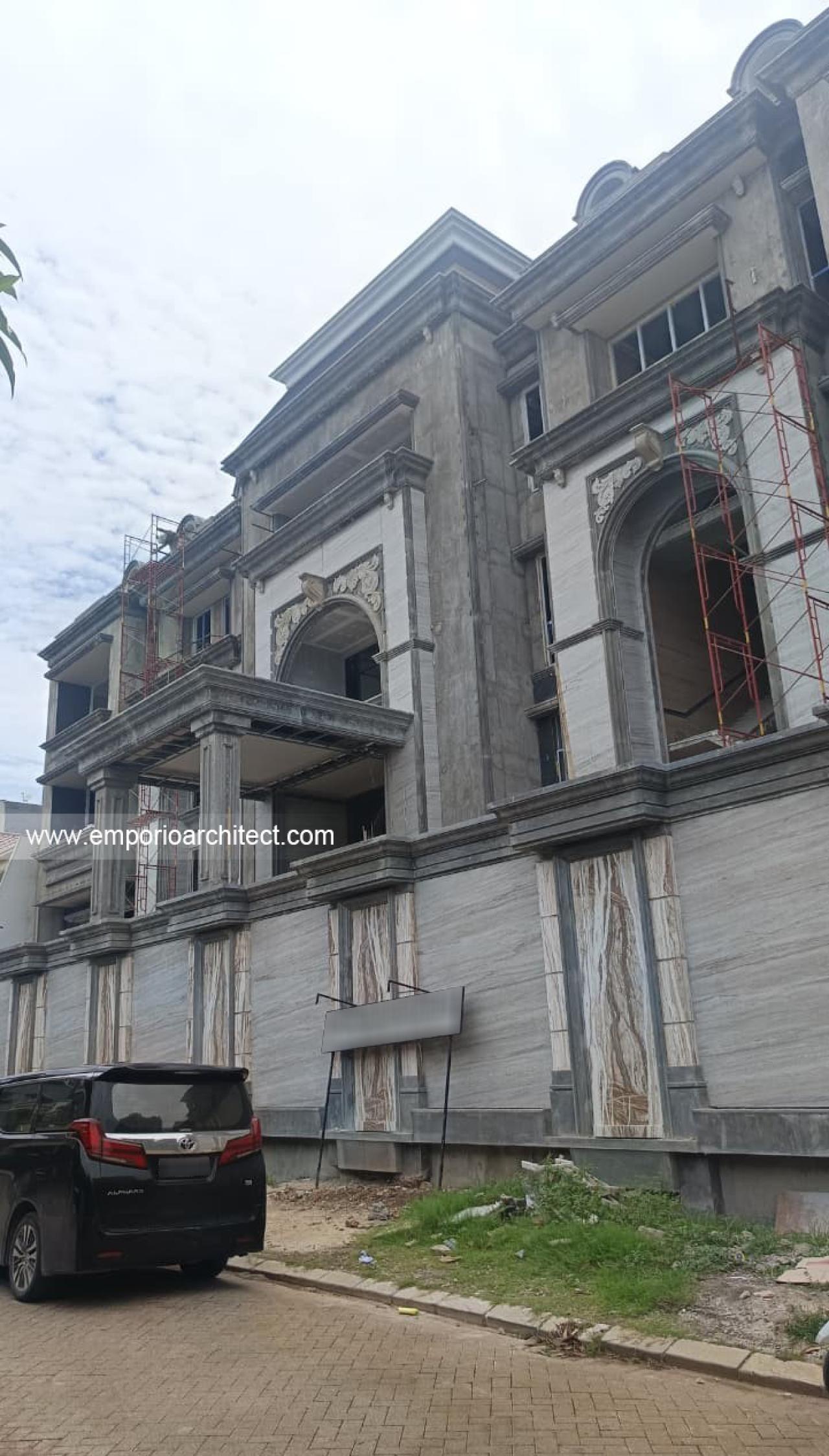 Progress Pembangunan Rumah Klasik di PIK, Jakarta Utara
