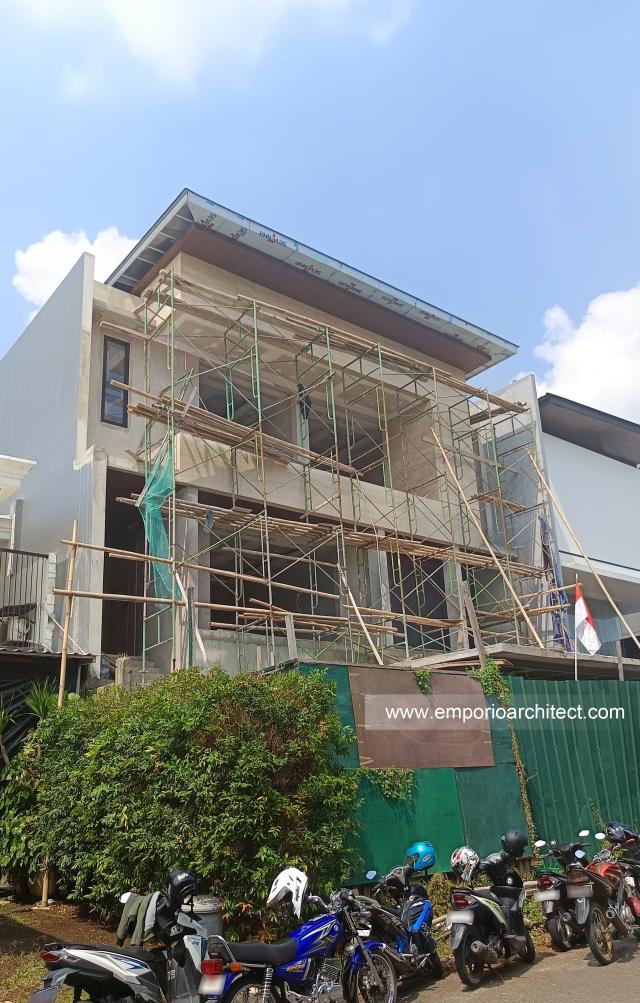 Construction Progress of Mrs. LND in Alam Sutera, Tangerang