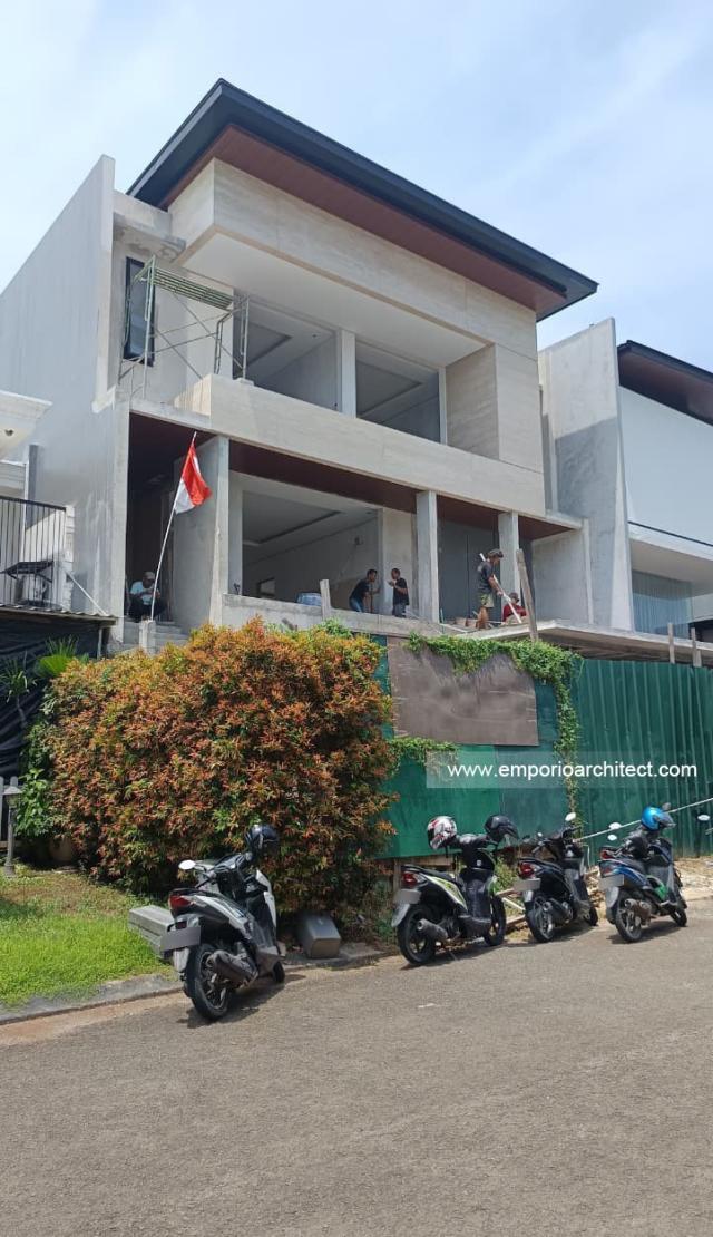 Progress Pembangunan Rumah Ibu LND di Alam Sutera, Tangerang
