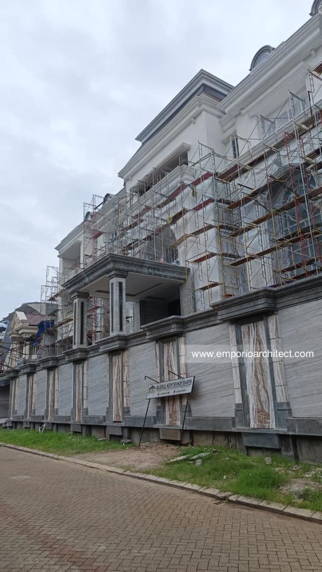 Progress Pembangunan Rumah Klasik di PIK, Jakarta Utara