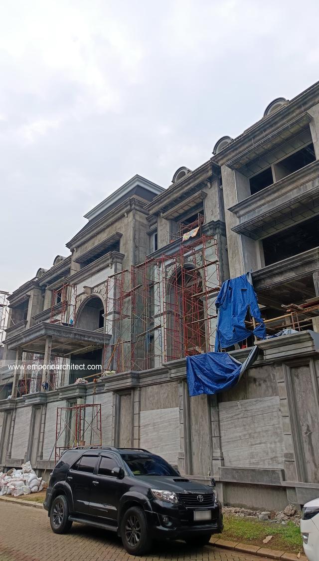Construction Progress Classic House in Jakarta