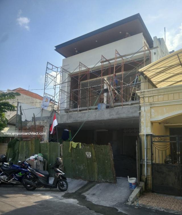 Gambar Progress Pembangunan Rumah Mrs. J di Surabaya