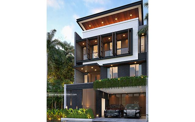 Desain Kantor dan Mes Karyawan Modern 2.5 Lantai Bapak DDN 1449 di  Karawang, Bekasi