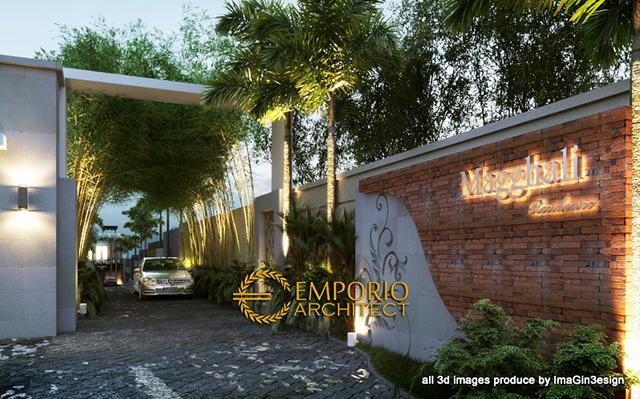 Desain Magghali Residence Style Villa Bali 2 Lantai di  Tabanan, Bali