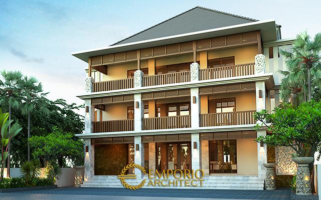 Mr. Anton Villa Bali Mini Hotel 3 Floors Design - Surabaya