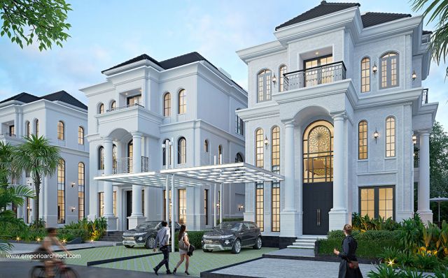 Phu My Hung Cluster Classic Residential 3 Floors Design - Vietnam