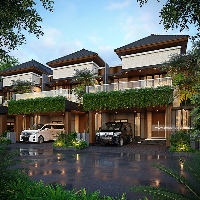 Desain Perumahan Modern 2 Lantai Bapak RM Type A di  Pekanbaru