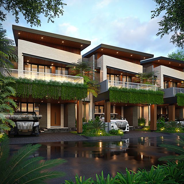 Mr. RM Type B Modern Residence 2 Floors Design - Pekanbaru