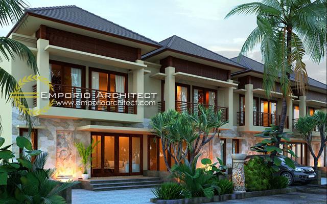 Mr. Putra Villa Bali Residence 2 Floors Design - Depok