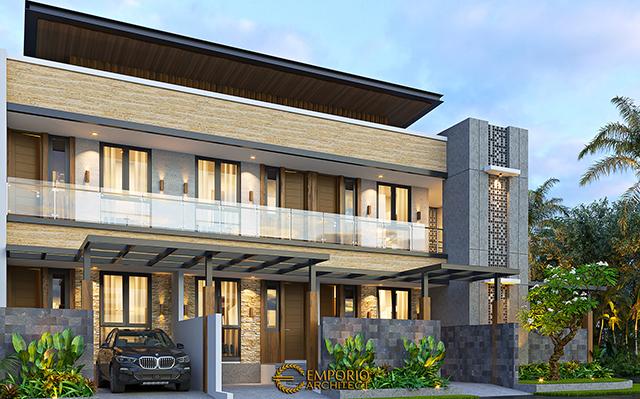 Desain Rent House Modern 2 Lantai Bapak Raja di  Bogor, Jawa Barat