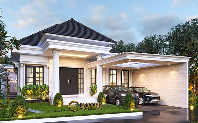Desain Rumah Classic 1 Lantai Bapak Wandaniel di  Sumatera Utara