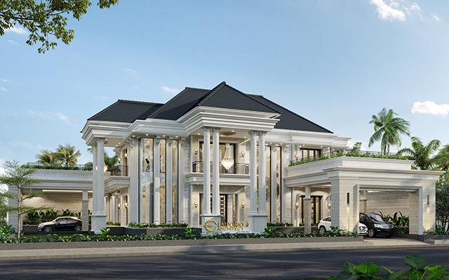 Mrs. Sari Classic House 2 Floors Design - Aceh