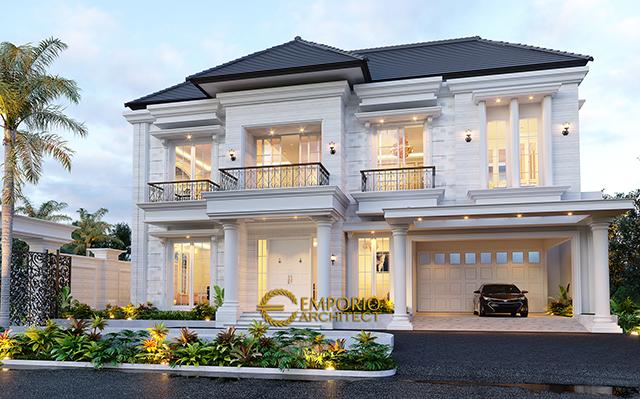Desain Rumah Classic 2.5 Lantai Miss May di  Yangon, Myanmar