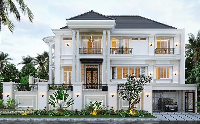 Mrs. CLD 899 Classic House 2.5 Floors Design - Tangerang, Banten