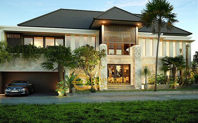 Desain Rumah Villa Bali 2 Lantai Bapak Frans di  Jakarta