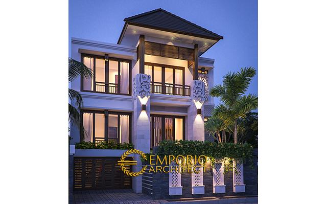 Mrs. Ria Hanum Villa Bali House 3 Floors Design - Jatibening, Bekasi