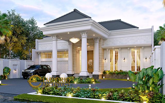 Mr. H. Hori Classic House 1 Floor Design - Bogor, Jawa Barat