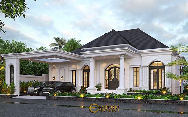 Mrs. Ayu Classic House 1 Floor Design - Palangka Raya, Kalimantan Tengah