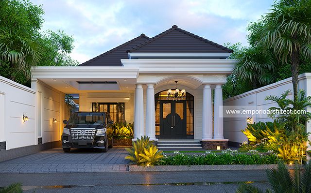 Mrs. PJH 1777 Classic House 1 Floor Design - Kalimantan Selatan