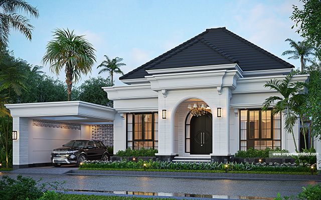 Mr. SHD 1926 Classic House 1 Floor Design - Palembang