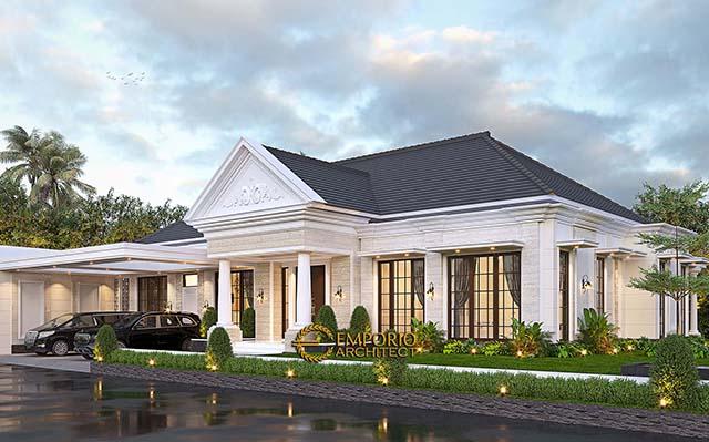 Mr. Djamaludin Classic House 1 Floor Design - Banten