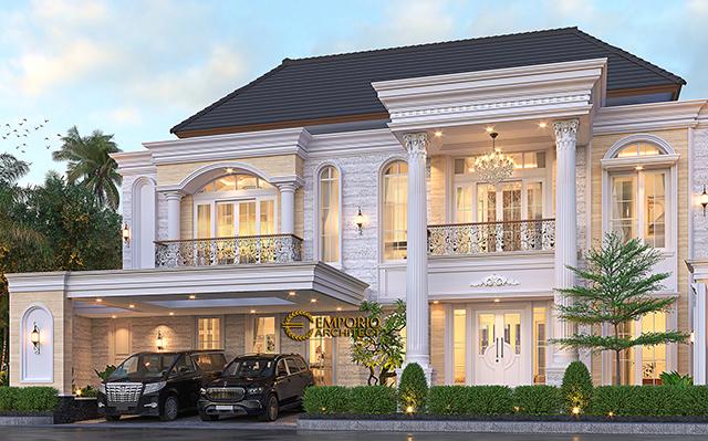 Mr. Lutfi Classic House 2 Floors Design - Lamongan, Jawa Timur