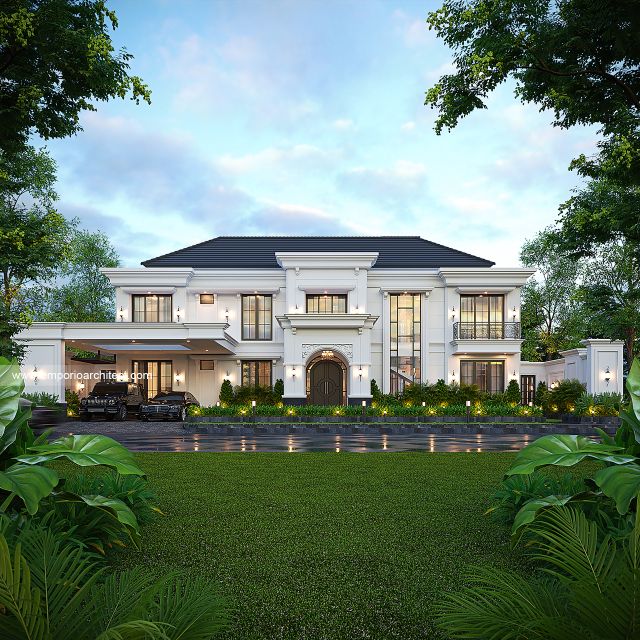 Mr. YMN Classic House 2 Floors Design - Kotamobagu, Sulawesi Utara