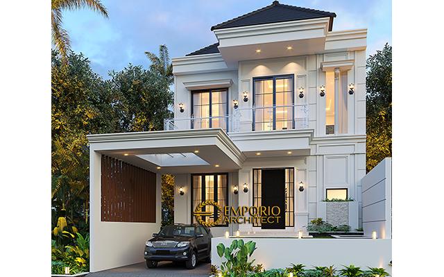 Mr. Dicky Classic House 2 Floors Design - Bontang, Kalimantan Timur