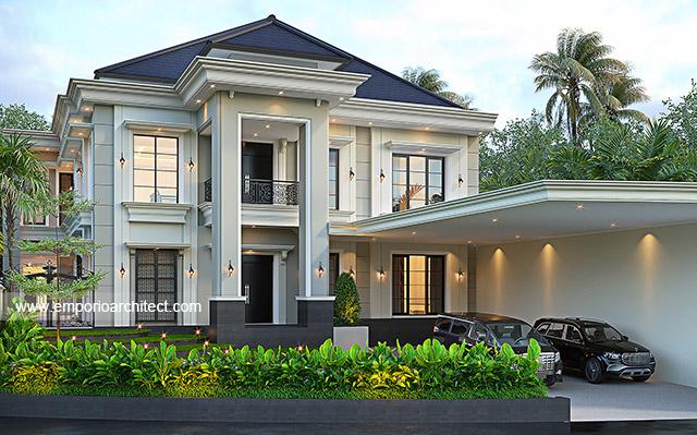 Mr. AH 1654 Classic House 2 Floors Design - Samarinda