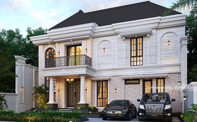 Desain Rumah Klasik 2 Lantai Bapak Ko Kioen Djin di  Surabaya