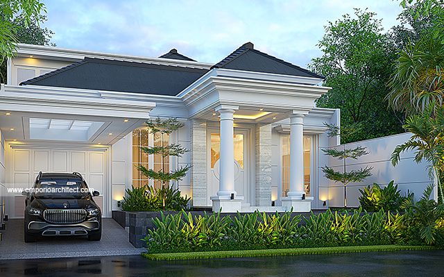 Mrs. SFA 1864 Classic House 2 Floors Design - Jambi