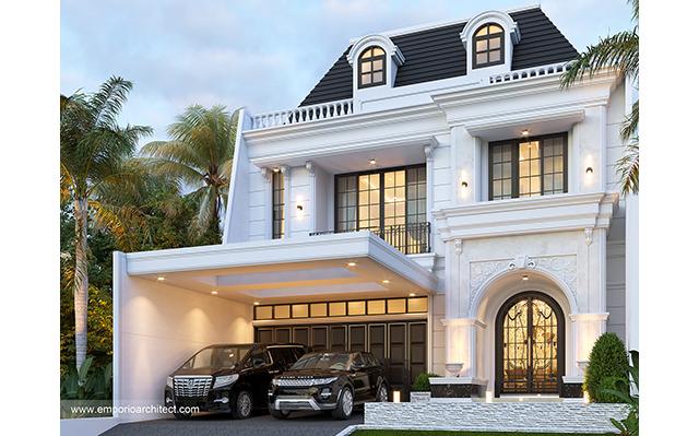 Mr. AB IV 1354 Mediterranean House 2 Floors Design - Jakarta