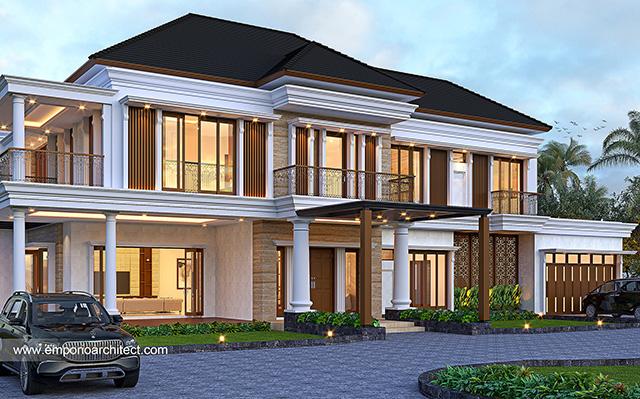 Mr. YGK 1404 Classic Modern House 2.5 Floors Design - Sentul City, Bogor