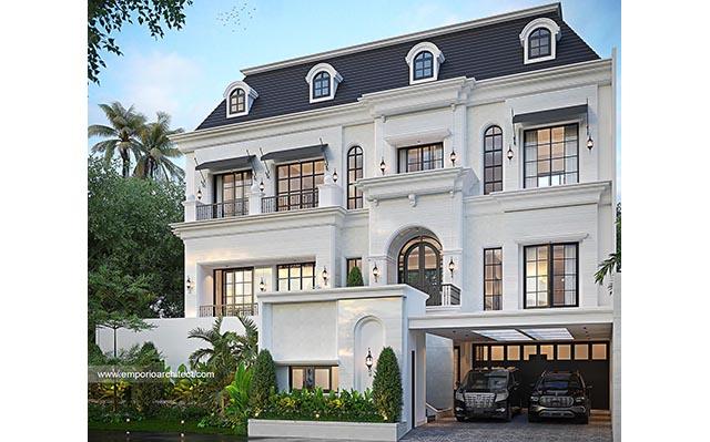 Mr. ICW 1613 Classic House 3 Floors Design - Bintaro, Jakarta Selatan