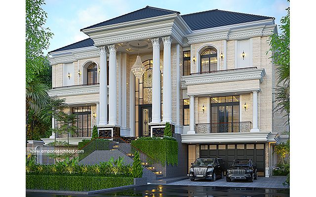Mr. IWN Classic House 3 Floors Design - Jakarta