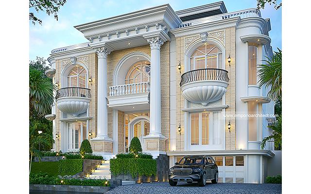 Mr. DN 1557 Classic House 3 Floors Design - Bogor