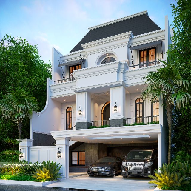 Mr. RN 2152 Classic House 3 Floors Design - Jakarta Barat