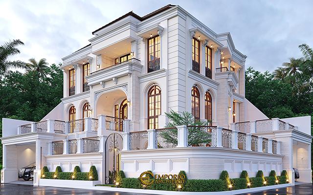 Mrs. Linda Classic House 3 Floors Design - Bandung, Jawa Barat