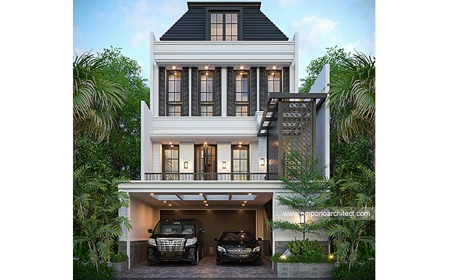 Mr. BBN Classic House 3 Floors Design - Jakarta