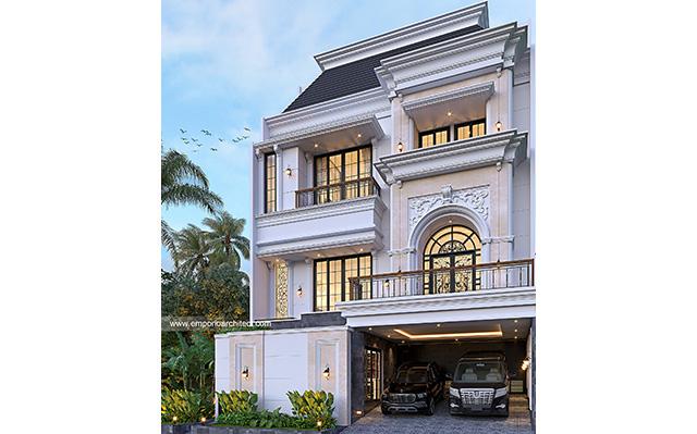 Mr. HDR 1460 Classic House 3.5 Floors Design - Jakarta