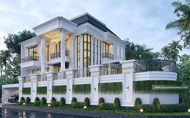 Miss Gabrielle Classic House 3.5 Floors Design - Jakarta