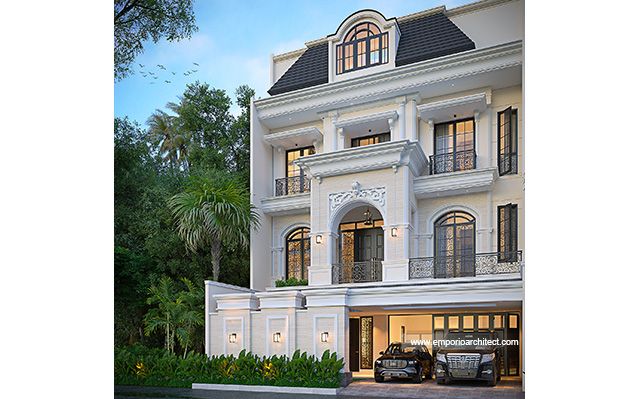 Mr. JNN 1710 Classic House 4 Floors Design - Jakarta