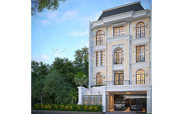 Mr. J 1822 Mediterranean House 5 Floors Design - Sunter, Jakarta Utara
