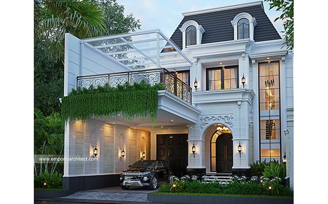 Mrs. YNN 1770 Mediterranean Classic House 2 Floors Design - Medan