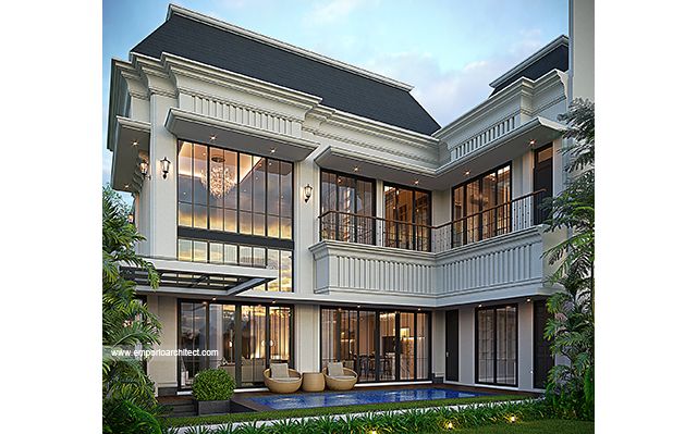 Mrs. MSJ 2143 Classic Mediterranean House 2 Floors Design - Cipondoh, Tangerang