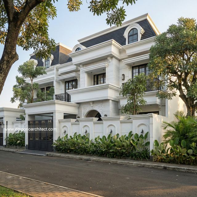 Mrs. RN 2301 Classic Mediterranean House 2 Floors Design - Bandung