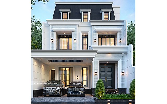 Mr. JRR 2095 Classic Mediterranean House 3 Floors Design - Gading Serpong, Tangerang