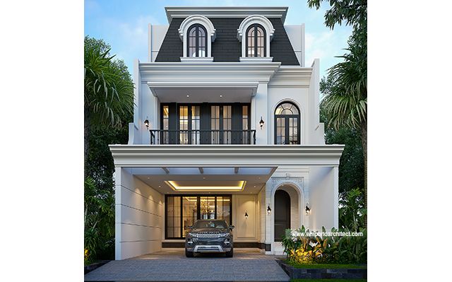 Mrs. WLR 2021 Classic Mediterranean House 3 Floors Design - Jakarta