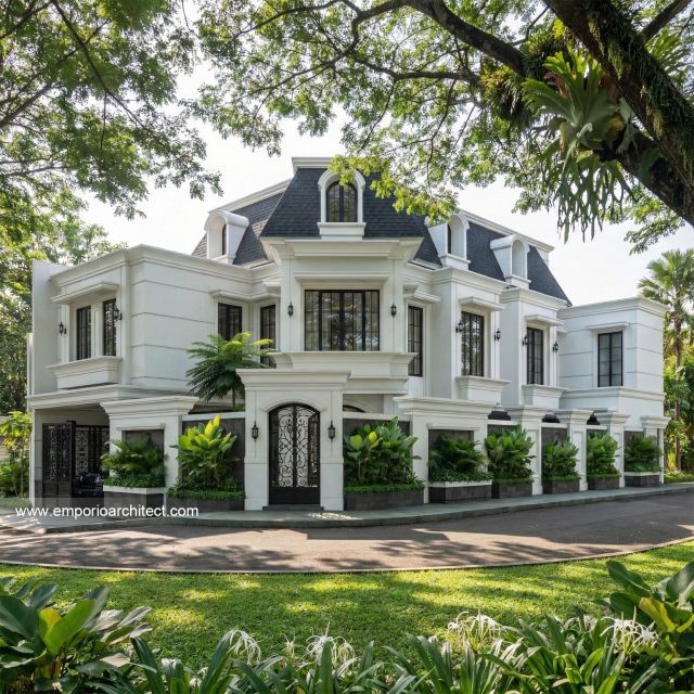 Mr. ASH 2294 Classic Mediterranean House 3 Floors Design - Sentul, Bogor